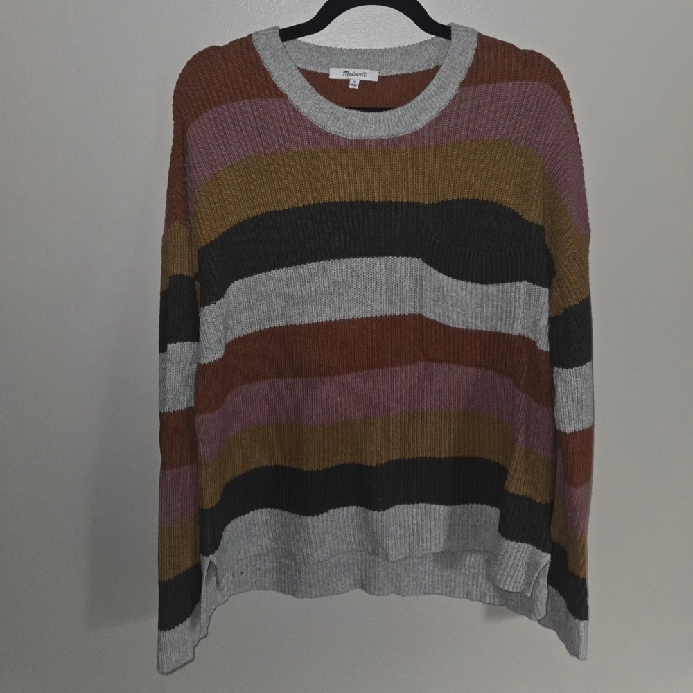 Madewell Women's Pullover Sweater Size Medium Long Sleeves Pocket